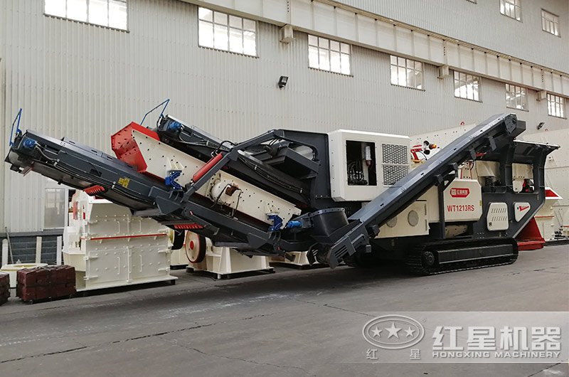 花崗巖石制砂、場地有限怎么辦？這臺移動制沙機幫你搞定