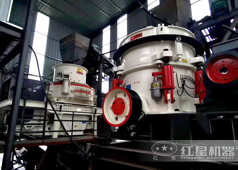 1200圓錐機(jī)搭配制砂機(jī)、鄂破配置生產(chǎn)線